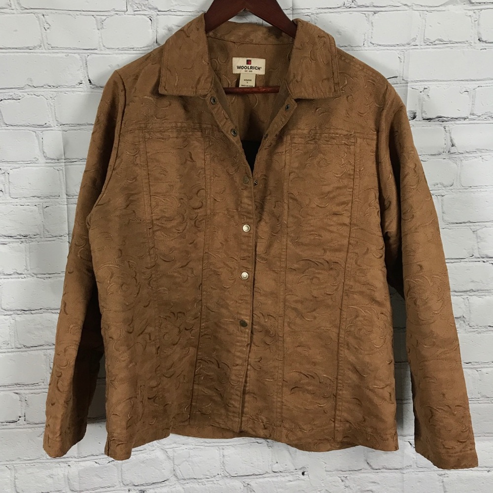 Woolrich western Fawn Coat size large - Picture 6 of 6